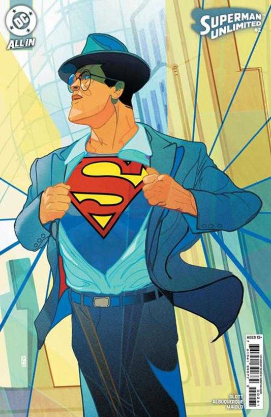 Superman Unlimited #2 Cover E 1 in 25 Christian Ward Card Stock Variant