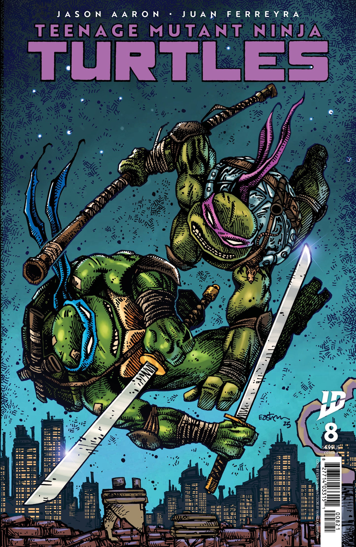 Teenage Mutant Ninja Turtles 2024 #8 Cover B Eastman