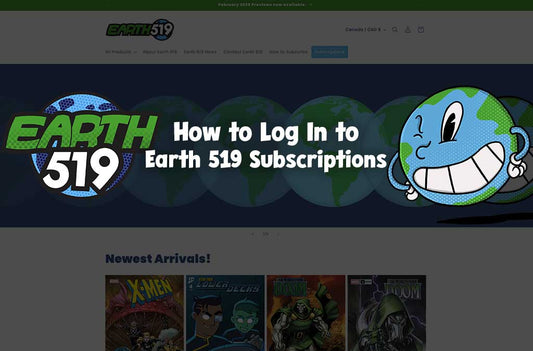 How to Log in with Earth 519