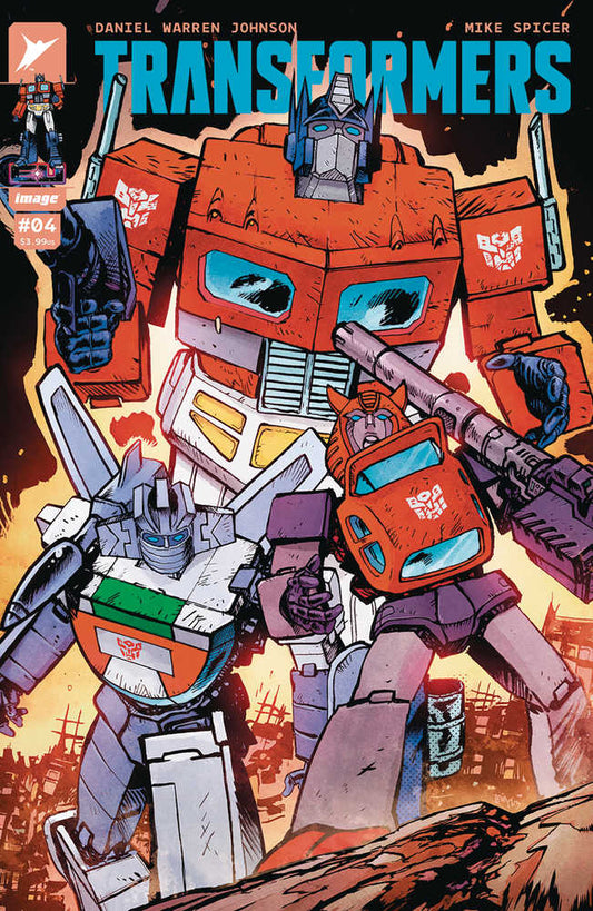 Transformers #4 Cover A Daniel Warren Johnson & Mike Spicer (1st Print)