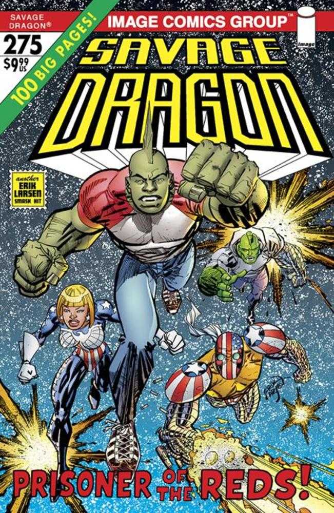 Savage Dragon #275 Cover B Erik Larsen 70s Trade Dress Variant (Mature)