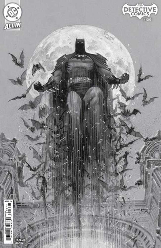 Detective Comics #1093 Cover D 1 in 25 Juan Ferreyra Black & White Card Stock Variant (1:25 Ratio)