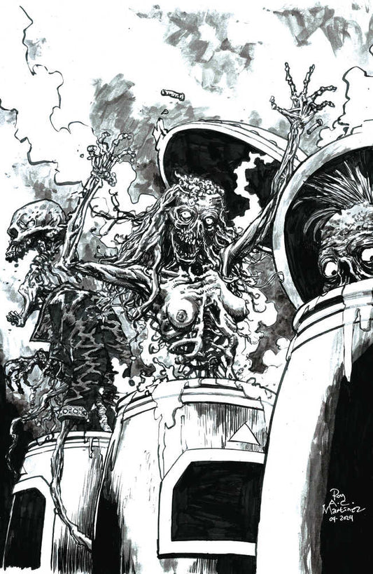 Return Of The Living Dead #2 Cover E Black & White Martinez Limited Edition