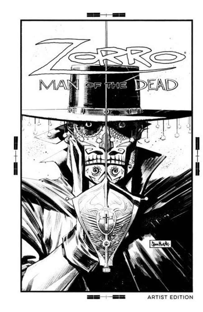 Zorro Man Of The Dead Hardcover Volume 01 Artist Edition Black & White
