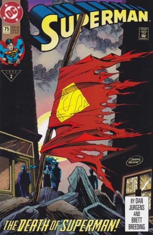 Superman #75 Facsimile Edition Cover B Dan Jurgens Foil Variant