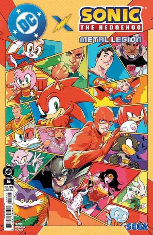DC X Sonic The Hedgehog Metal Legion #5 (Of 5) Cover A Pablo M Collar