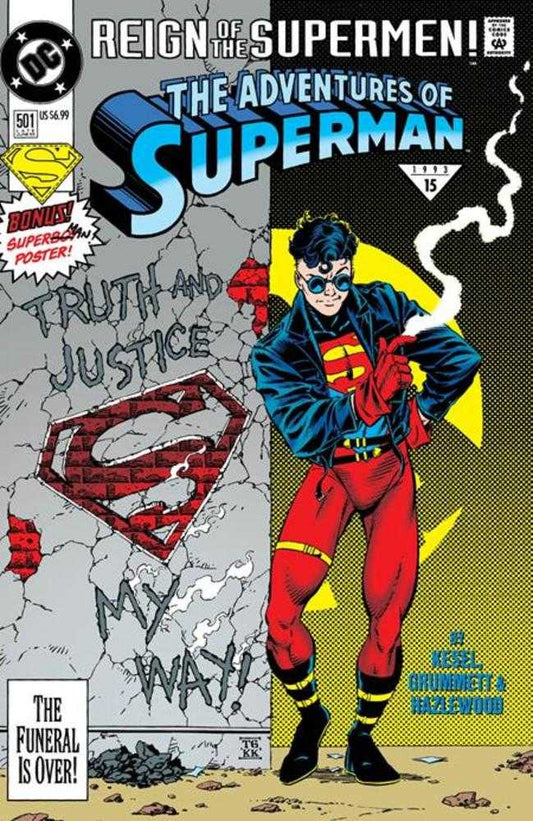 Adventures Of Superman #501 Facsimile Edition Cover C Tom Grummett Foil Variant