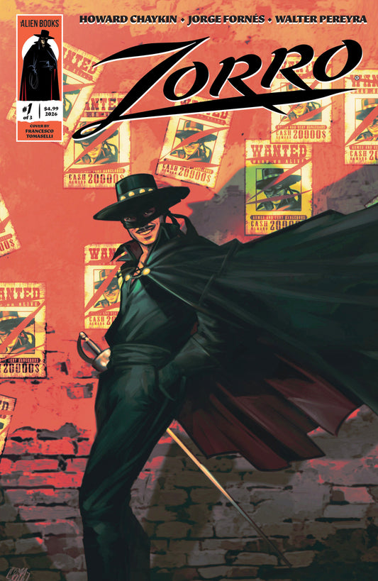 Zorro #1 Variant B (Tomaselli)