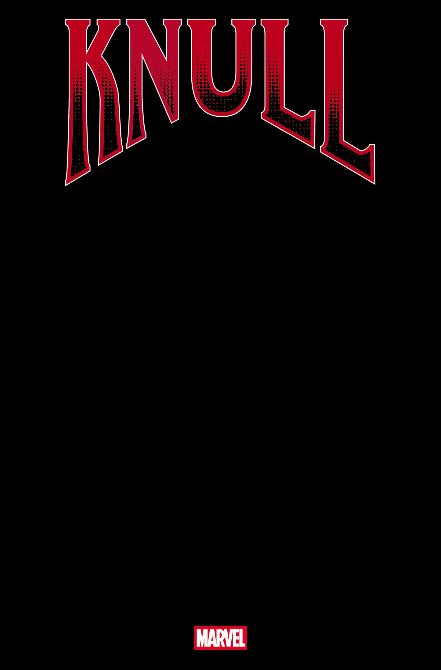 Knull #1 Black Blank Cover Variant