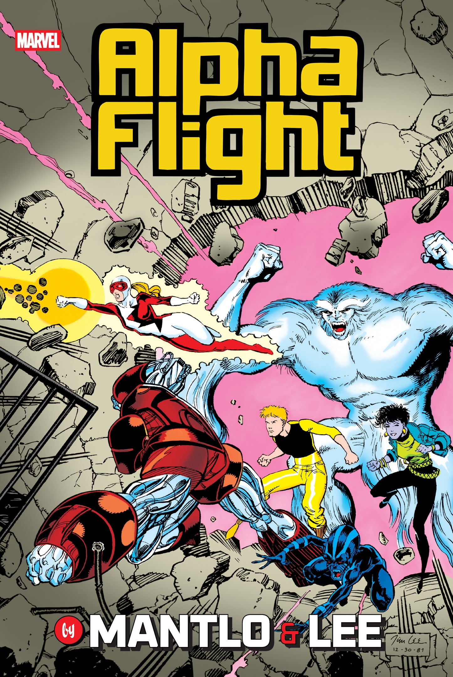 Alpha Flight By Mantlo & Lee Omnibus Jim Lee Cover