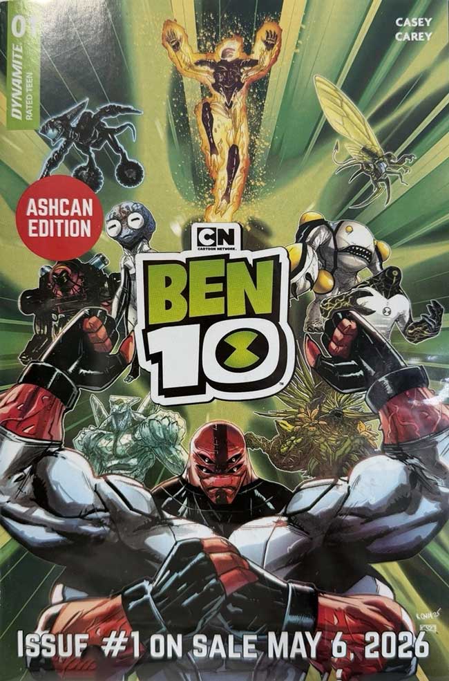 Ben 10 Ashcan Edition - 2026 Rare Dynamite Promo Preview