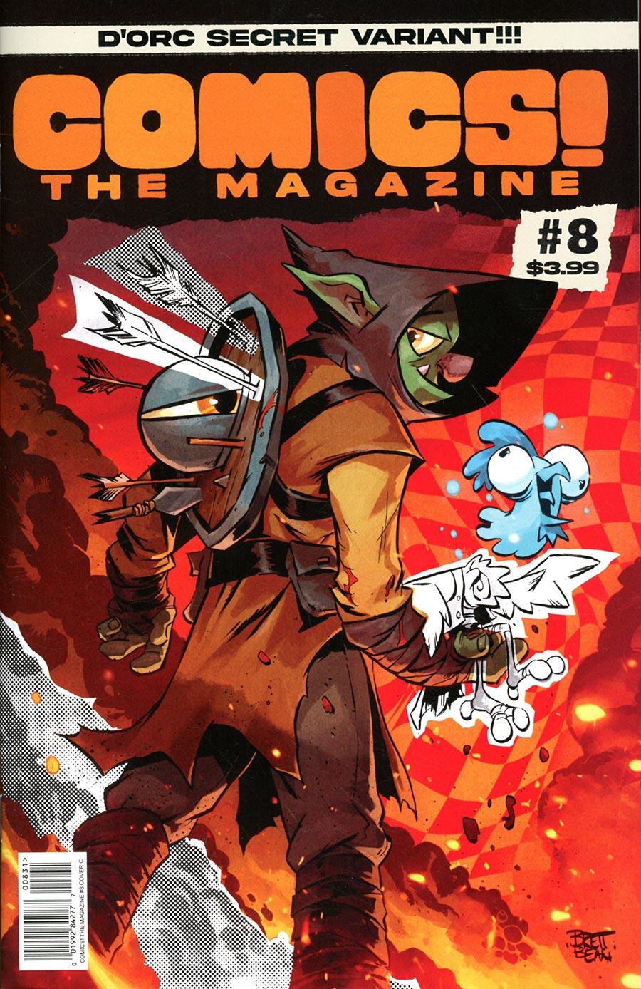 Comics The Magazine #8 Secret Variant (D'Orc, Brett Bean)
