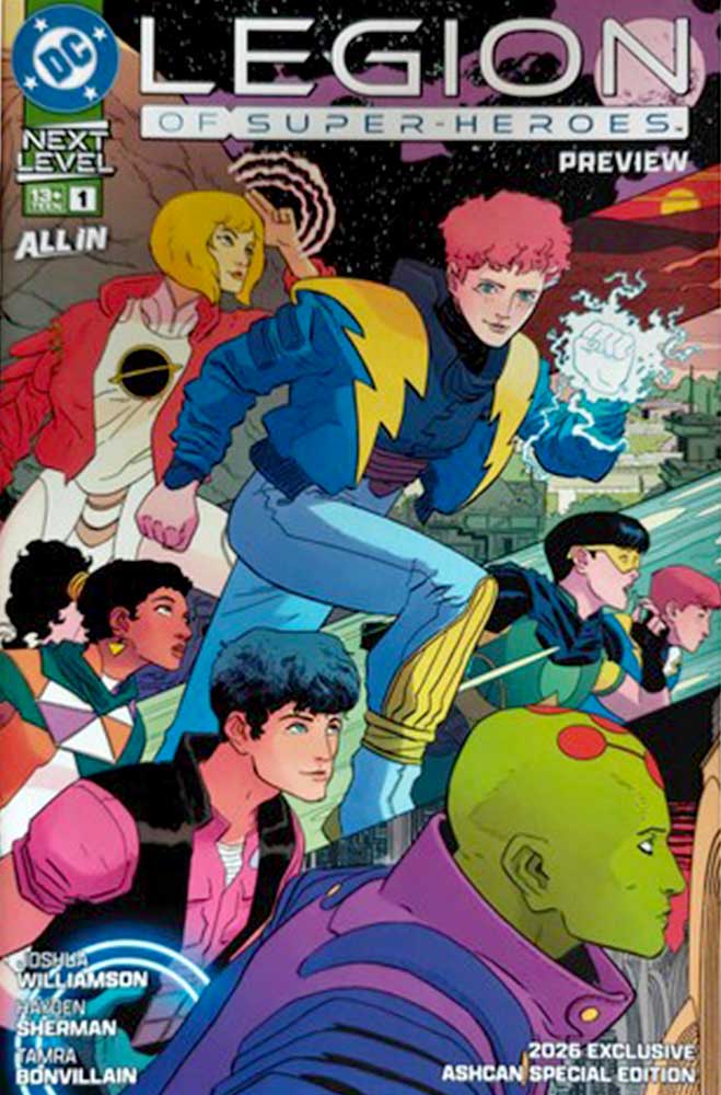 Legion of Super-Heroes San Diego Comic Con 2026 Exclusive Ashcan Special Edition