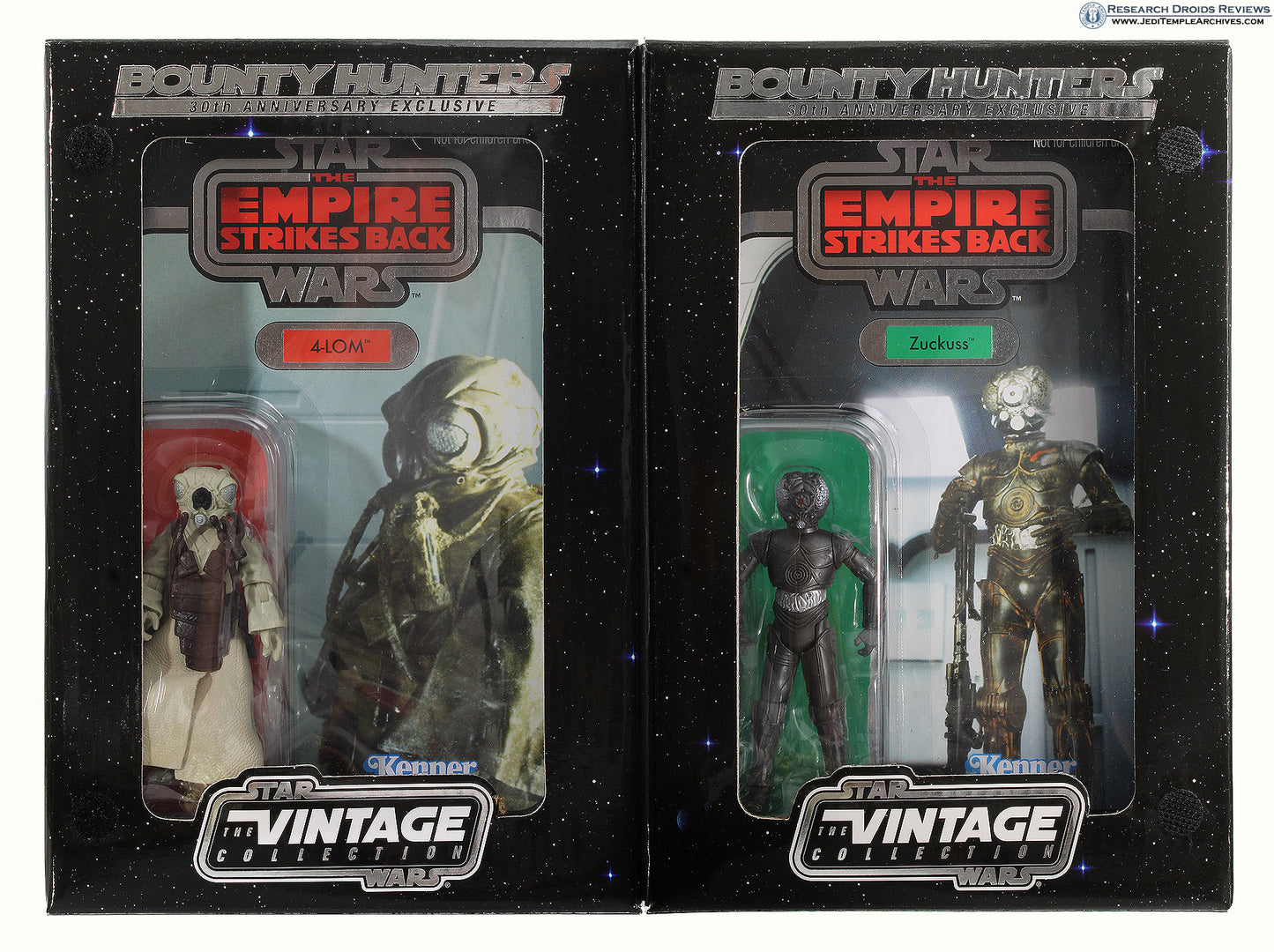 Star Wars Bounty Hunters 30th Anniversary Exclusive 4-LOM & Zuckuss NIB