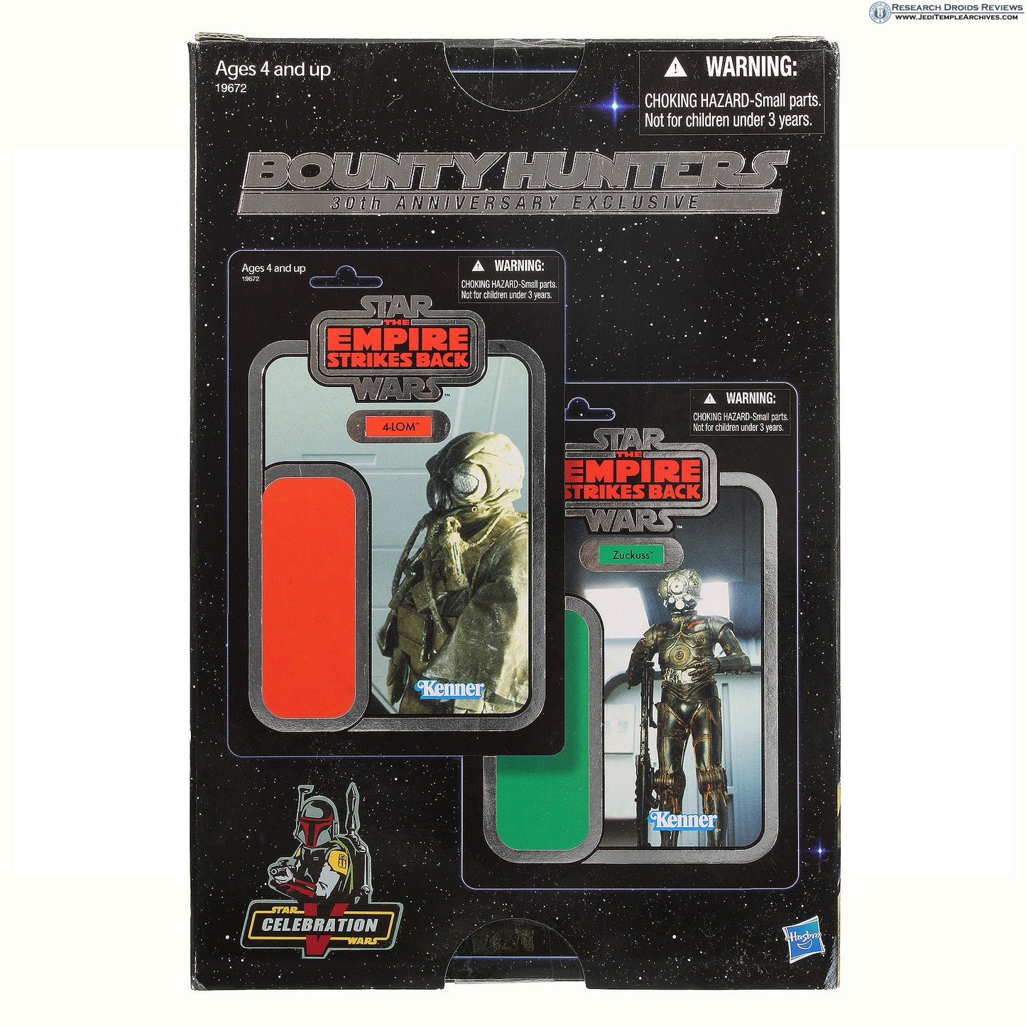Star Wars Bounty Hunters 30th Anniversary Exclusive 4-LOM & Zuckuss NIB