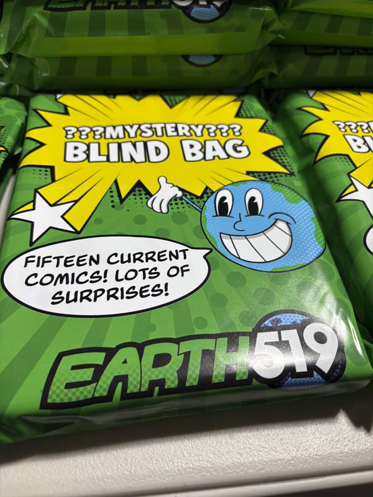 Earth 519 Mystery Comic Blind Bag – 15 Current Comics with Rare Variants, First Issues & Surprises!
