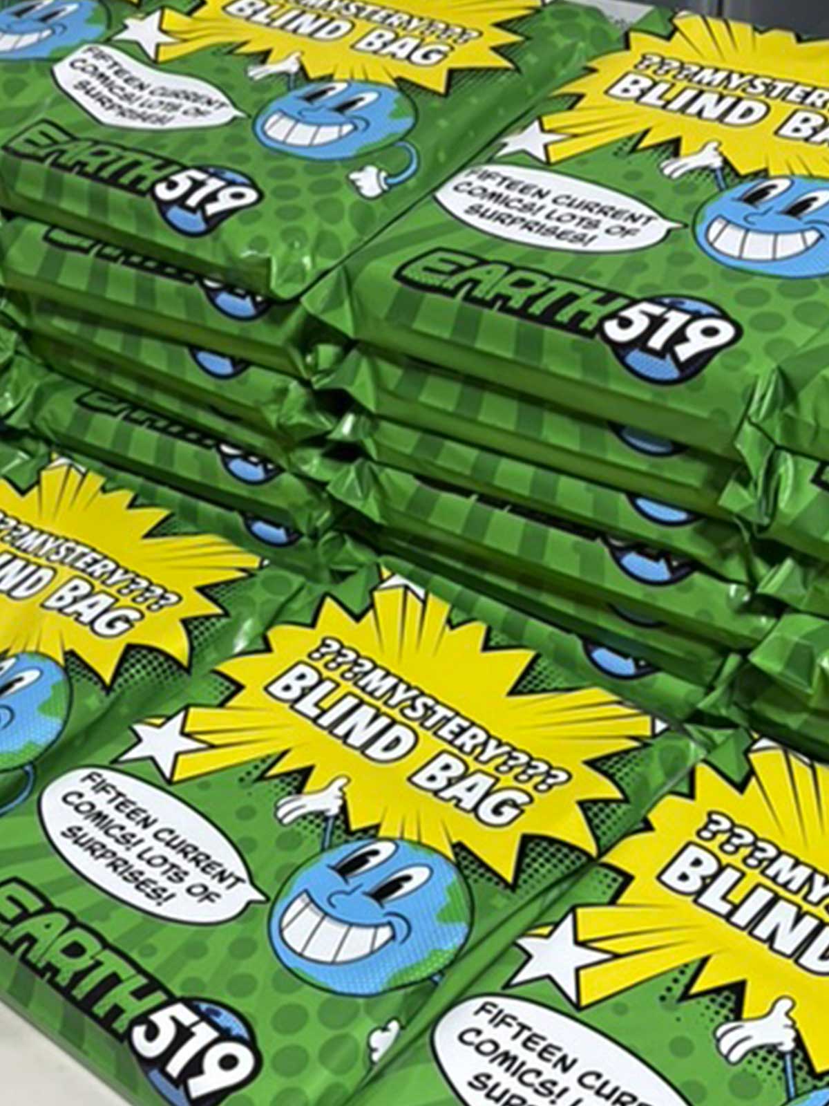 Earth 519 Mystery Comic Blind Bag – 15 Current Comics with Rare Variants, First Issues & Surprises!